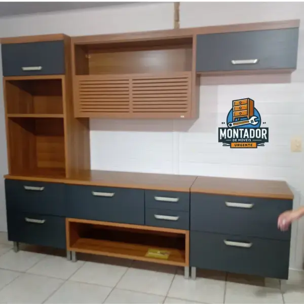 Trabalho realizado - Montagem de Cozinha Planejada